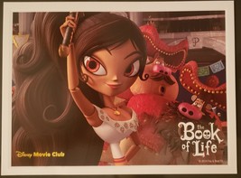 Book of Life Lithograph Disney Movie Club Certificate Authenticity NEW - $18.99
