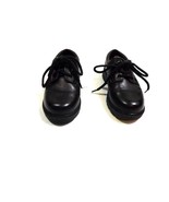 ACADEMIE Gear Boys BLACK Quality Leather Oxford Shoes Size 12.5 M - £11.55 GBP