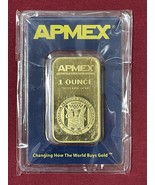 Gold Bar APMEX 1 Ounce Fine Gold 999.9 In Sealed Assay - £1,673.69 GBP