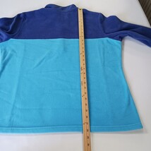 Columbia AL1302 Women's Blue Pullover Fleece Sweater 1/4 Snap Button Size 2XL  image 7