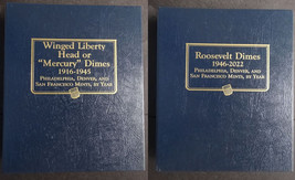 Whitman Winged Liberty Head Mercury Roosevelt Dime Coin Album Book 1916-2022  - £53.32 GBP