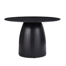 47.24 Inch MDF Dining Table for Small Space Living Room Black - $1,284.06 CAD