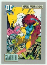 1991 Tom Grummett Signed Dc Comics Art Trading Card New Teen Titans ~ Starfire - £12.31 GBP