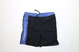 Vtg 90s Speedo Mens Small Faded Spell Out Color Block Lined Shorts Swim Trunks - £27.22 GBP