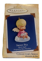 Hallmark Keepsake Ornament 2004 &quot;Sweet Pea&quot; Angel with Kitten from Mary&#39;s Angels - £22.34 GBP