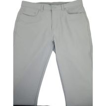 Greg Norman Men's Classic 5 Pocket 4-Way Stretch Pants Gray 1845982 image 2