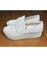 Dolce Vita Janine Platform Sneaker Comfort Loafers Womens 8.5 Bone Nude ... - $42.56