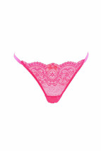 L&#39;agent By Agent Provocateur Womens Thong Lace Floral Pink S - £30.67 GBP
