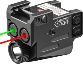 Tactical Green/Blue Laser Sight Ultra Low Profile Picatinny Mount Green/Blue Dot - £84.39 GBP
