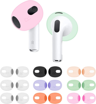 9 Pairs (Fit in Case) Ear Tips Compatible with Airpods 3Rd, Replacement Ultra Th - £10.45 GBP