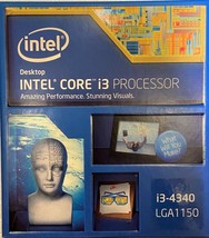 Intel BX80646I34340 SR1NL Core i3-4340 Processor 4M Cache, 3.60 GHz NEW - £117.27 GBP