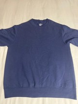 Fruit of the Loom Men's Medium Blue Cotton Blend Pullover Long Sleeve Sweatshirt image 6