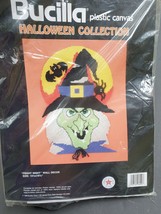 Bucilla Plastic Canvas Halloween Witch Fright Night Wall Hanging #6029 - £22.91 GBP