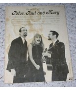 Peter Paul And Mary Recorded Hits Of Songbook Vintage 1962 Pepamar Music... - €34,49 EUR