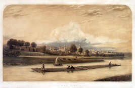 13982.Decor Poster.Room interior wall art.Concord 1850 New Hampshire painting - £12.91 GBP+