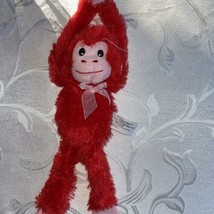 Greenbrier Internationa Plush Stuffed Animal Red Monkey Hanging Kids Col... - $11.10 CAD