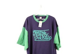 NOS Vintage 90s Marithe Francois Girbaud Mens 2XL Color Block Graffiti T-Shirt - £62.28 GBP