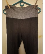 Aerie Slim Gym Skinny Yoga Pants, Women&#39;s, Black/Gray, Size XL - $20.97 CAD