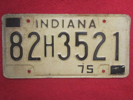 (Choice) License Plate Car Tag 1975 Indiana 82H3521 3522 28 29 30 31 Etc [Z217] - $5.58