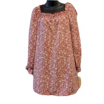 Bebop Women Dress Floral Size Large Pink - £14.91 GBP