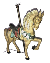 For Repair Or Parts: Beautifully Decorated Carousel Horse Replica--- - £7.72 GBP