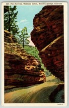 1952 The Narrows, Williams Canon Manitou Springs ,Colorado Postcard Travel Vtg - £11.64 GBP