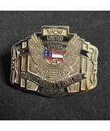 WCW United States Championship Belt - Enamel Pin Badge Pro Wrestling WWE... - £19.75 GBP
