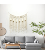 Eco-Friendly Macrame Hand-Woven Wall Hanging Decor Living Room Unique Tapestry - $42.00