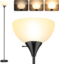 Standing Lamp Led Floor Lamp with 3 Levels Dimmable Brightness Drop Resistant Wh - £33.29 GBP