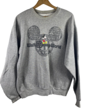 Disneyland Sweatshirt Size Medium Adult Mens Womens Gray Crewneck Walt W... - $27.74