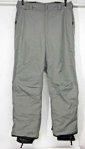 COLUMBIA MEN&#39;s BASE TRX CONVERT (L) W37 L32 GRAY NYLON SKI SNOW PANTS WA... - $58.93