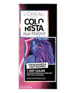 Loreal Colorista One Day Hair Color Makeup Wash Out #NEON PINK 200 - £6.37 GBP