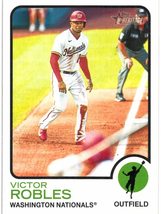 2022 Topps Heritage #229 Victor Robles - Washington Nationals Baseball C... - £0.39 GBP