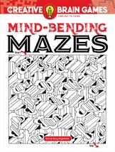 Dover Publications-Creative Brain Games Mind-Bending Mazes - £21.80 GBP