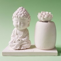 Miniature Small meditation Buddha B1801 w/o EO incense  holder,Zen Garden Supply - £24.88 GBP