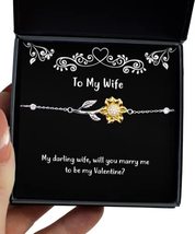 Cool Wife Gifts, My Darling Wife, Will You Marry me to be My Valentine, Best Val - £39.92 GBP