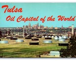 Oil Capital of the World Tulsa Oklahoma OK UNP Chrome Postcard Y11 - $3.91