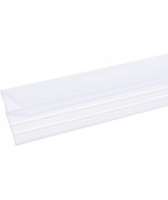 Uxcell Frameless Glass Shower Door Sweep, 137.8&quot; Long, For 1/4&quot;(6Mm) Glass, - £31.33 GBP