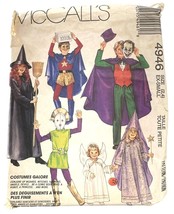 McCalls Sewing Pattern 4946 Costume Jester Witch Strong Man Child Size 2-4 - £7.14 GBP