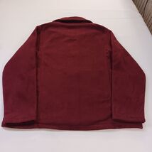 Cabela's RN#56835 Women's Outerwear Red Fleece Double-Breasted Coat Jacket Sz XL image 2