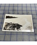 Picture Postcard 1930s La Venta Beach Panama RPPC Rocks Ocean - $13.73