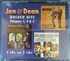 Jan &amp; Dean Golden Hits Volume 1,2&amp;3 2 CD set one way records - £23.73 GBP