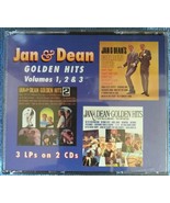 Jan &amp; Dean Golden Hits Volume 1,2&amp;3 2 CD set one way records - €25,57 EUR