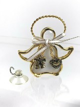 Anniversary Angel Charmer Suncatcher Stained Glass Keepsake Suction Cup ... - $14.68