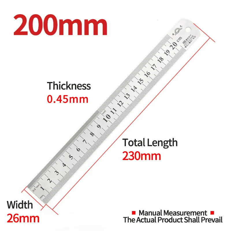 De scale metal ruler high quality stainless steel woodworking drawing measuring tools 0 thumb200