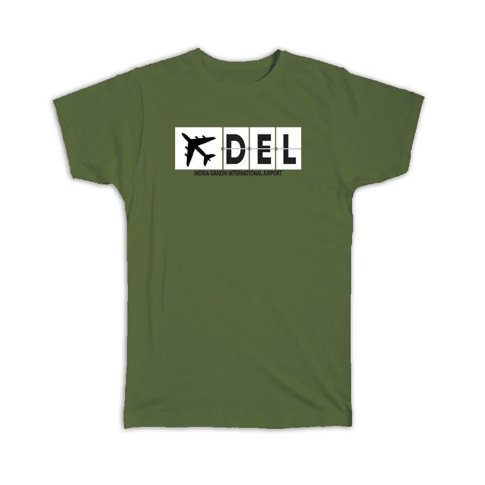 India Indira Gandhi Airport Delhi DEL : Gift T-Shirt Airline Travel Pilot AIRPOR Item image 3