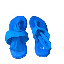 Sanuk Women&#39;s Yoga Sling 2 Spectrum Sandals Color Bright Aqua Blue size 6 - £15.10 GBP