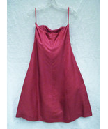Banana Republic Deep Rose Shimmery All Silk Formal Strapless Dress Women... - £13.74 GBP