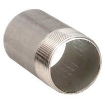 1-1/4&quot; Mnpt X 2-1/2&quot; Toe Stainless Steel Pipe Nipple Sch 40 - £13.53 GBP