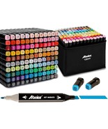120 Colors Alcohol Markers Set Dual Tips Blender Art Markers for Drawing  - $964.57 MXN